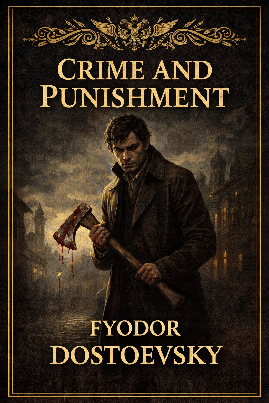 Crime and Punishment book by Fyodor Dostoevsky teaching lessons on guilt and conscience