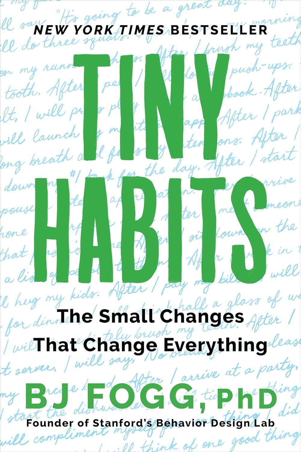 Tiny Habits by BJ Fogg book cover